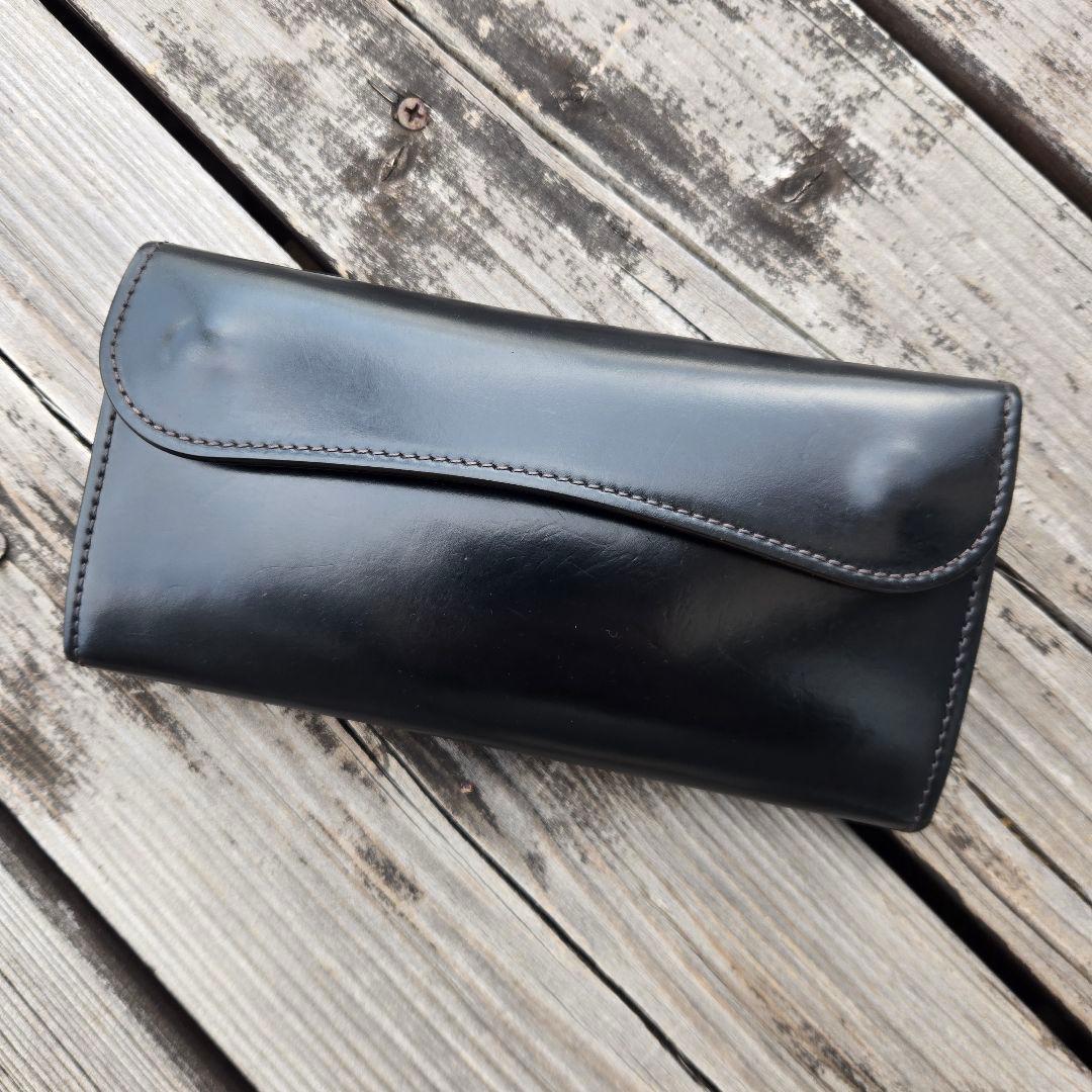 【良品】WILDSWNS WAVE ワイルドスワンズ シェルコードバン　黒