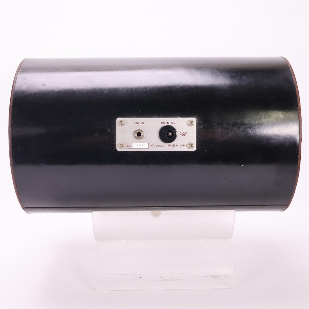 エムズシステム　MS-dt08 アンプ内蔵波動スピーカー　シュエット　黒