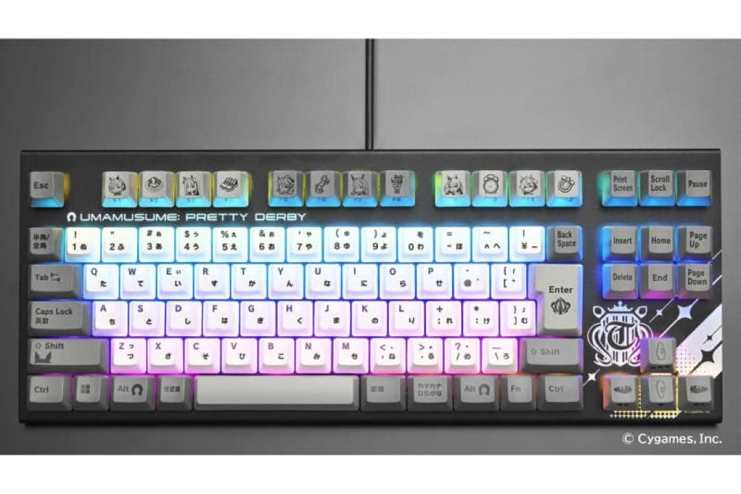 Cygames ウマ娘 プリティーダービー キーボード GX1 日本語配列