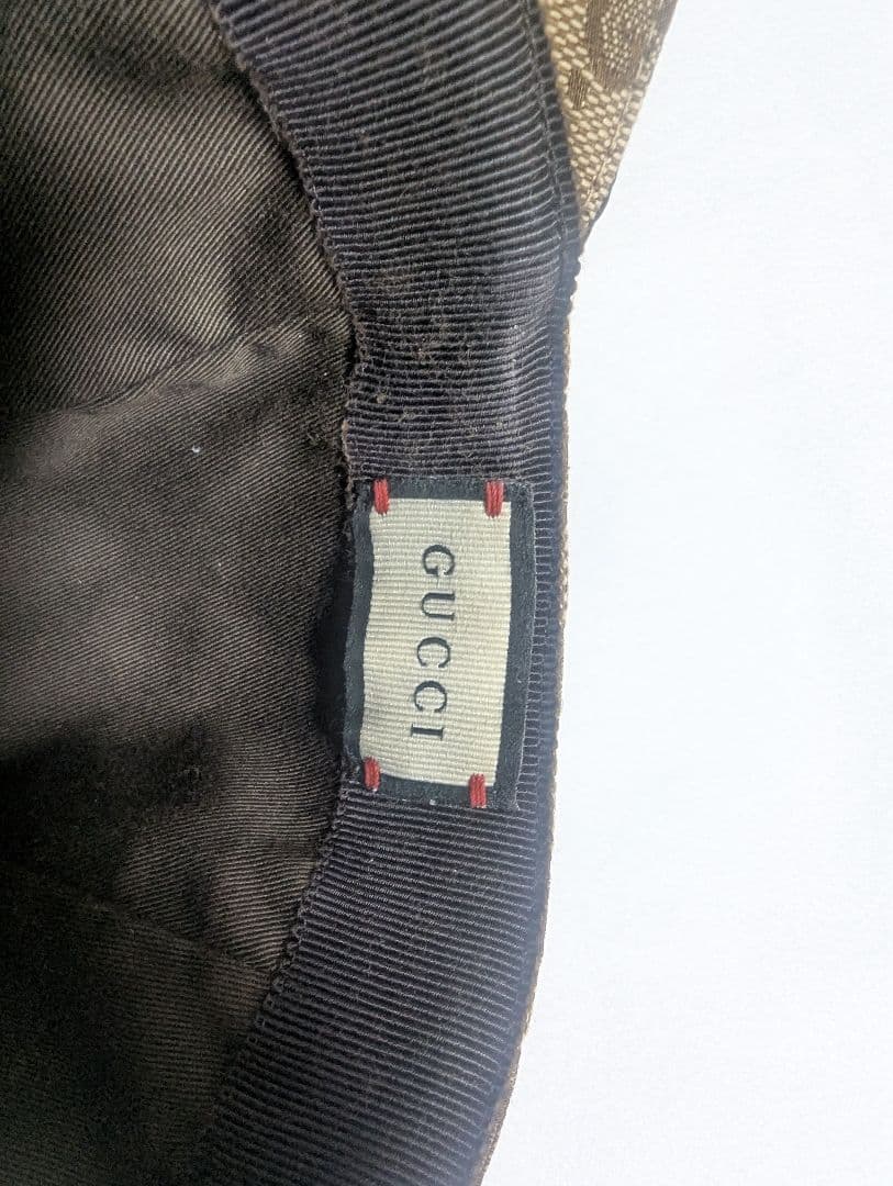 グッチキャップ　ベージュ