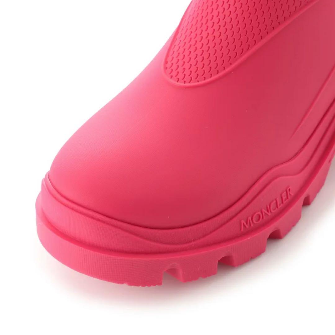 モンクレール MONCLER レインブーツ ピンク 37（約23.5~24cm）