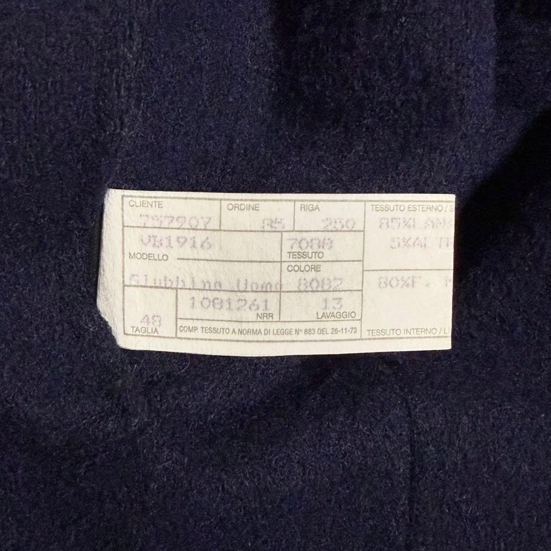 希少 90s エンポリオアルマーニ ウール ボア ボンバージャケット 短丈 黒