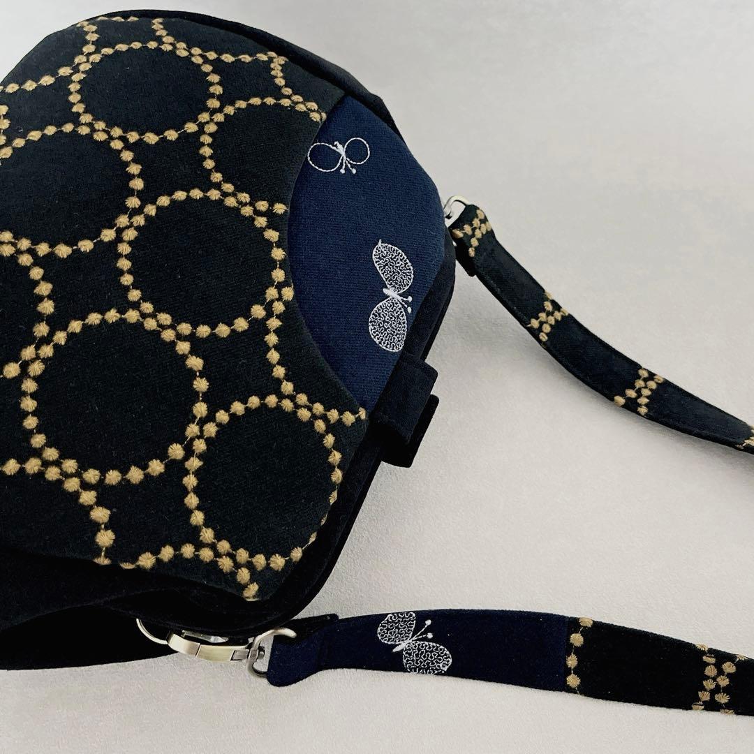 ハンドメイド　ミナペルホネン　mini BANEGUCHバッグ⑅︎◡̈︎*