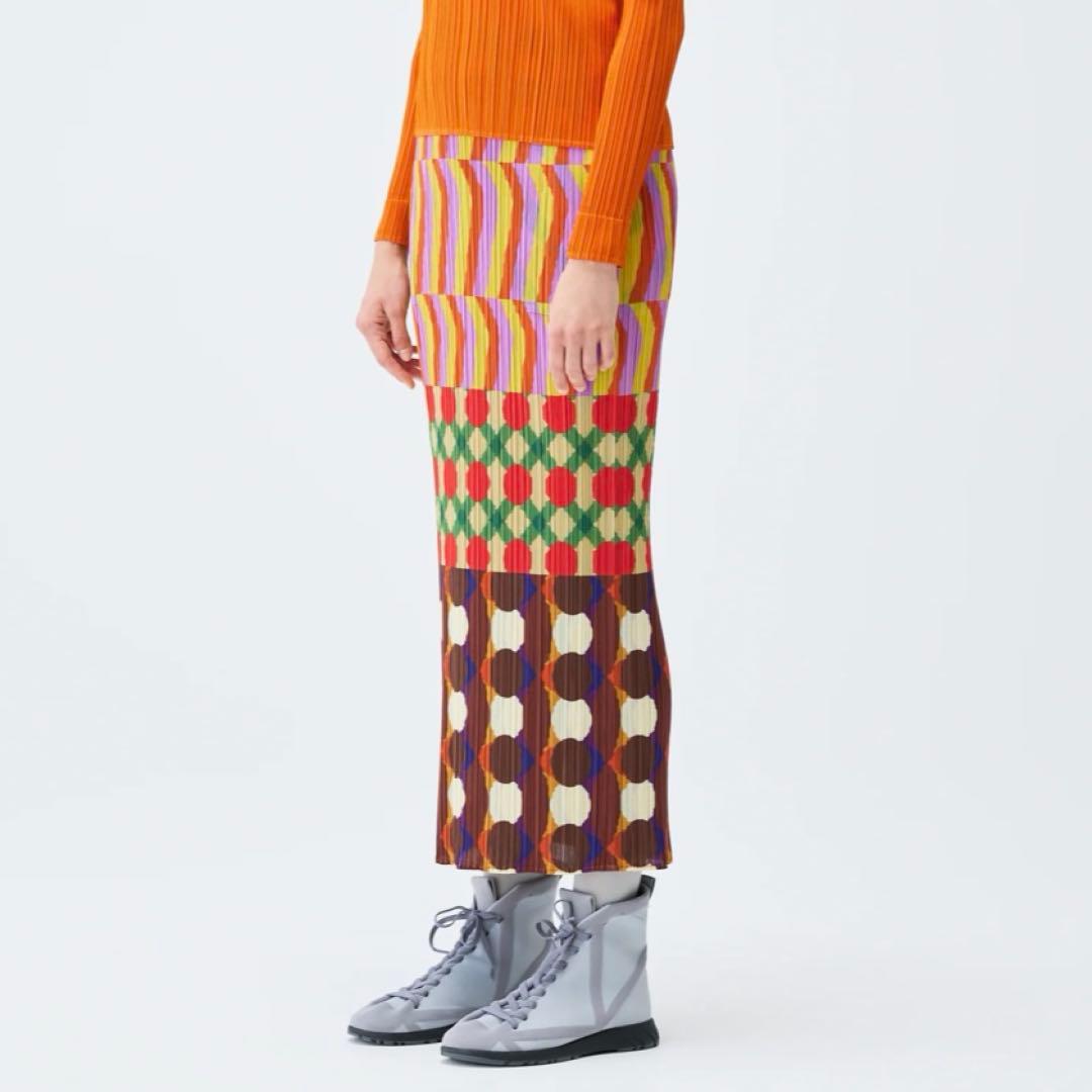 プリーツプリーズ イッセイミヤケ ハーモニー スカート