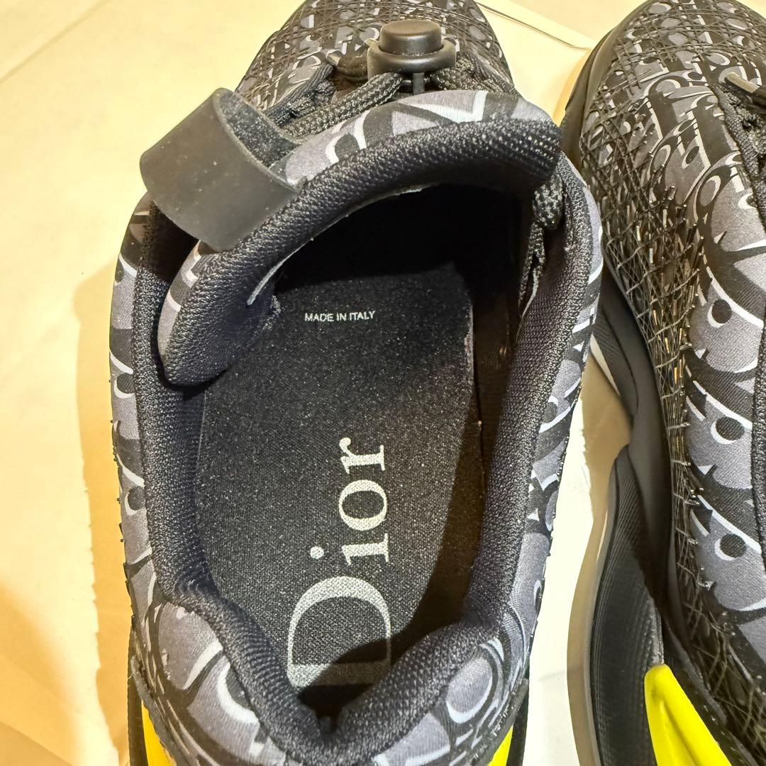 美品 DIOR B24 オブリーク スニーカー ネイビー 40(25cm)