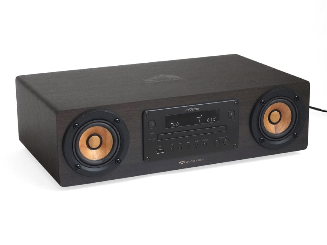 JVC ケンウッド ビクター コンポ EX-D7 ウッドコーン 2023年製