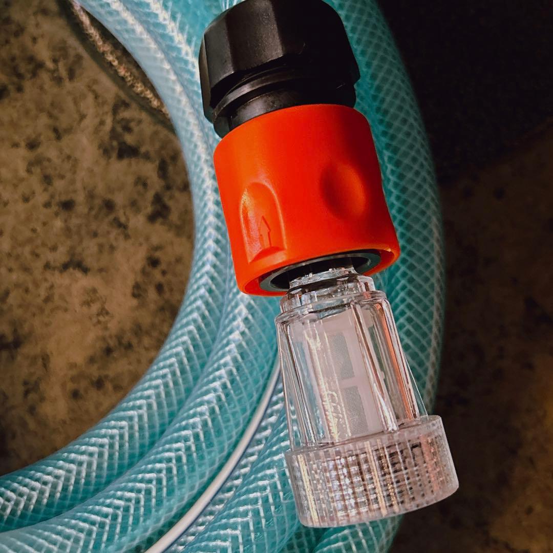 ケルヒャー用 給水口フィルター 自吸用ホース 高圧洗浄機 5m 太さ12mm