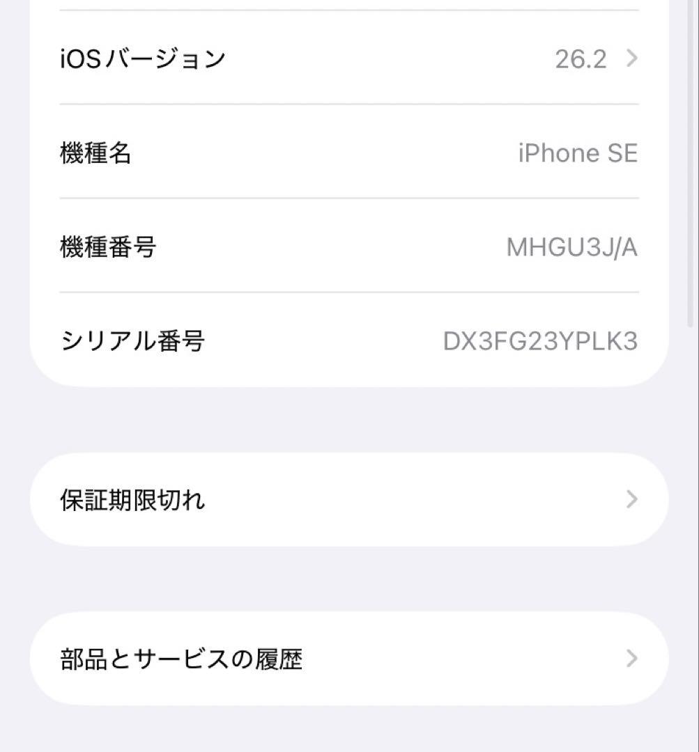 128GB iPhone SE (第2世代)