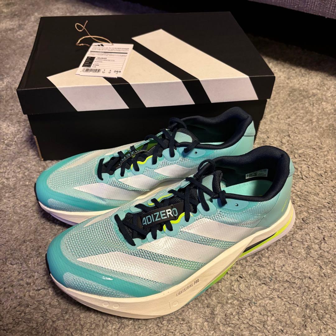 【使用回数1回】【26.5㎝】アディゼロ ボストン13M