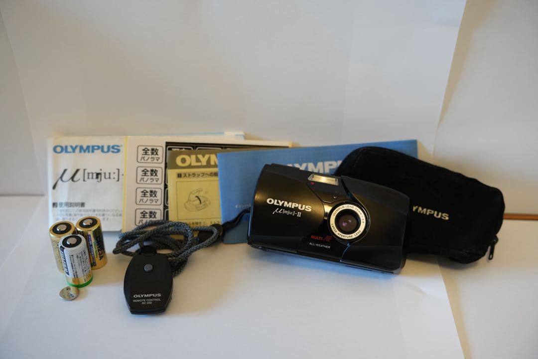 美品　Olympus μⅡ リモコン付き