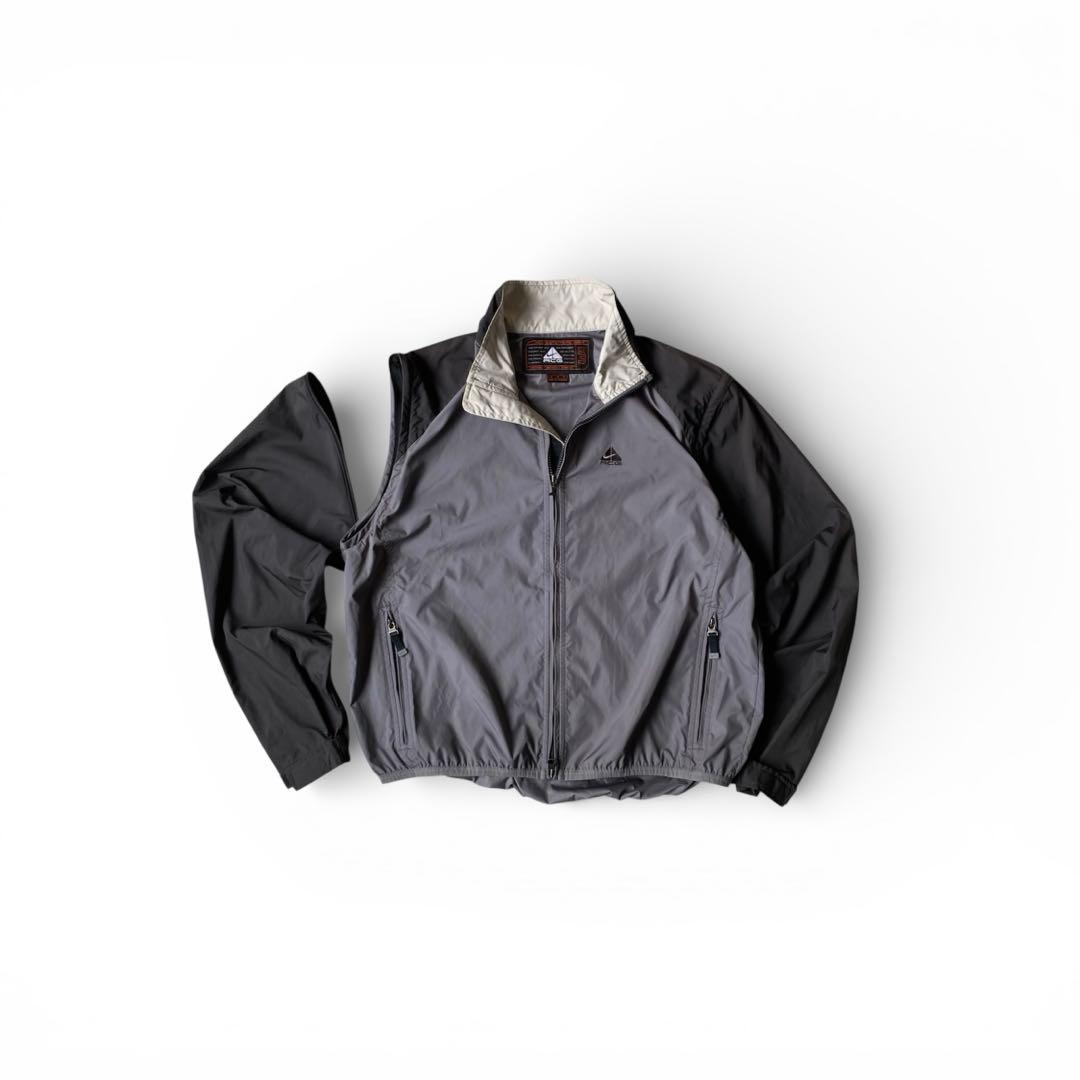 ジャケット・アウター 00s archive nike acg 2way nylon jacket