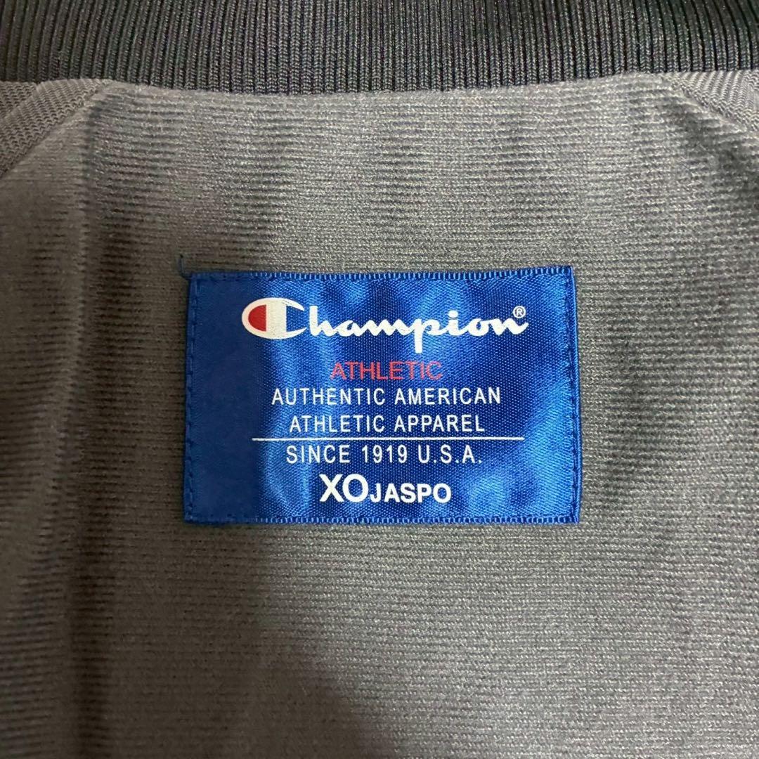 championチャンピオン　ナイロンセットアップ　ブラック×ゴールド　XL