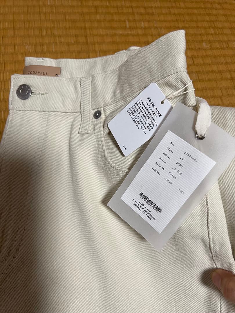 Cary's Denim エクリュ 24インチ