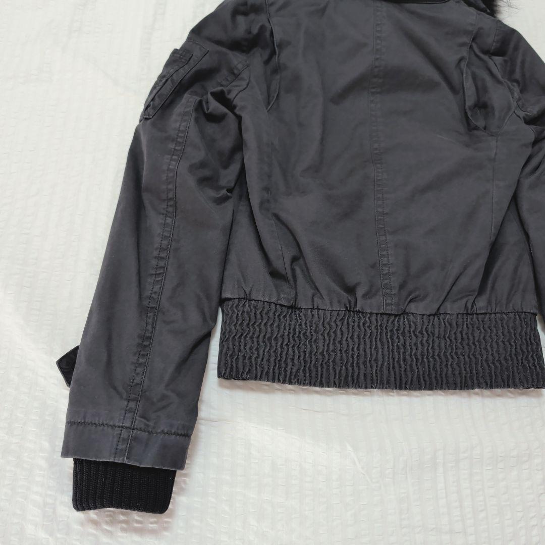 バーバリーブルーレーベル ミリタリージャケット 短丈 N-2B