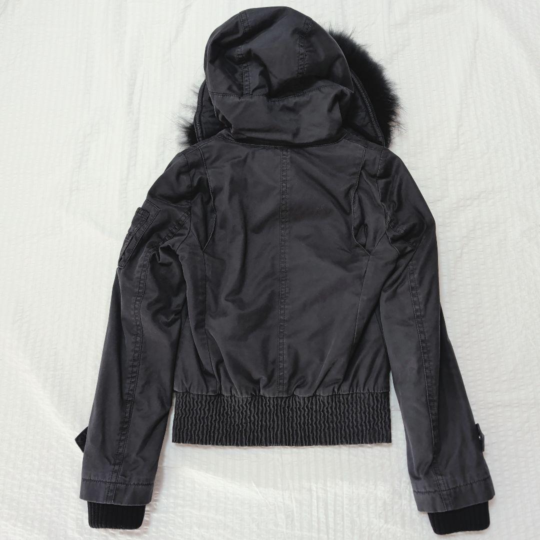 バーバリーブルーレーベル ミリタリージャケット 短丈 N-2B