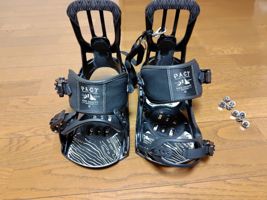 PACT ブラック ビンディング SALOMON　Ｌサイズ