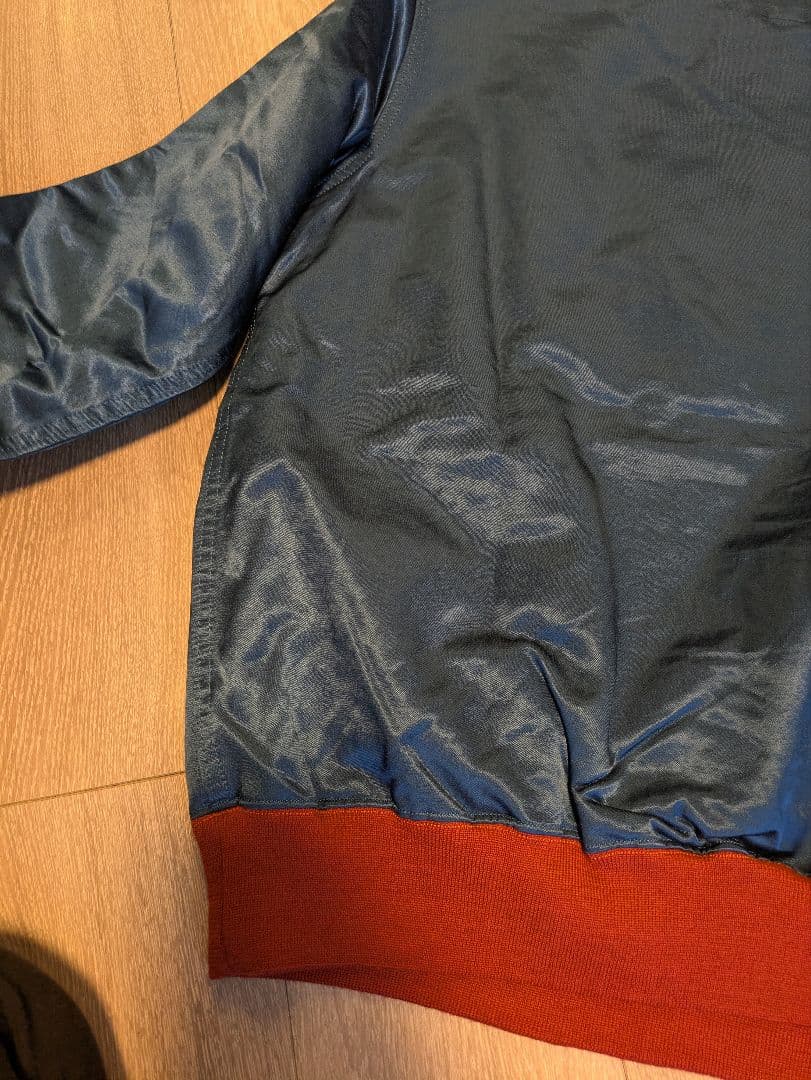 HUMAN MADE サテンジャケット　ハーフジップ