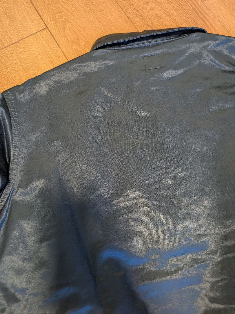 HUMAN MADE サテンジャケット　ハーフジップ