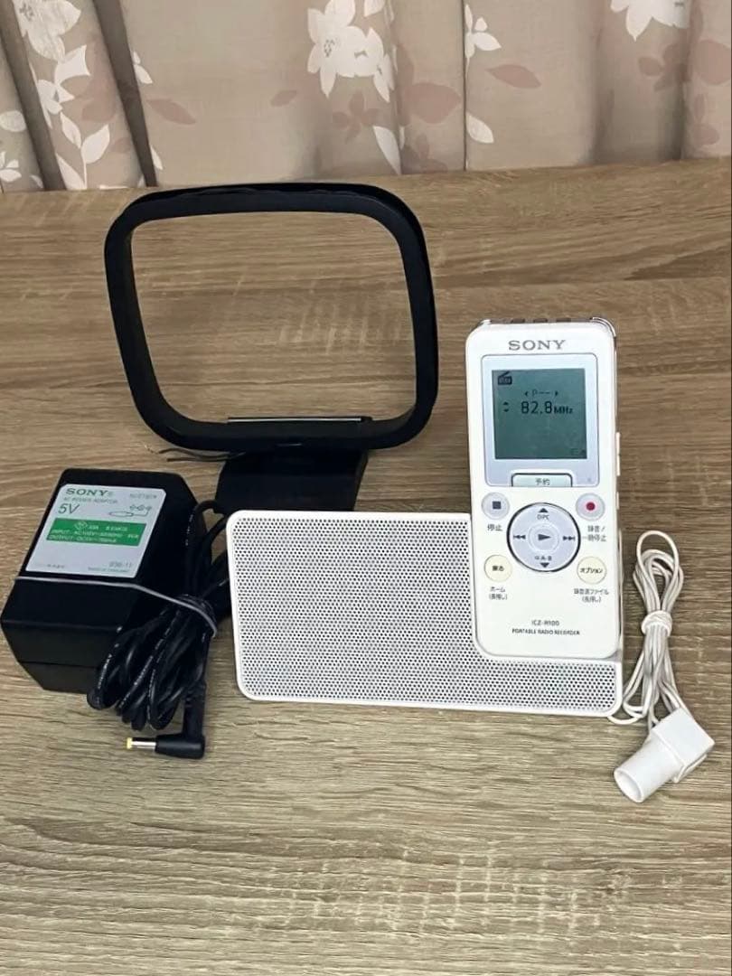 動作品/SONY/ソニー/ICZ-R100/ポータブル ラジオ レコーダー