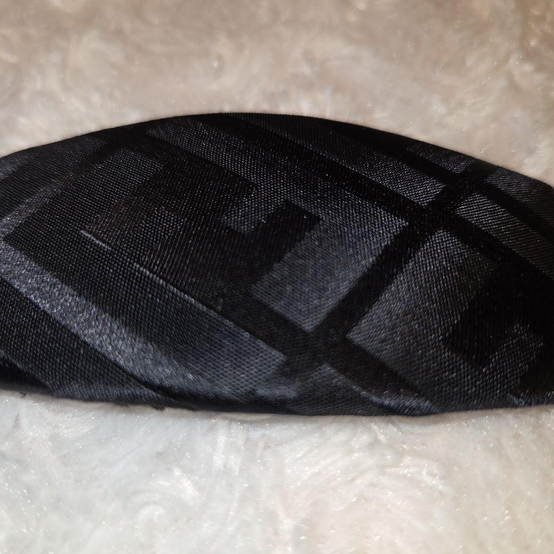 FENDI　 ズッカ柄バレッタ　ブラック
