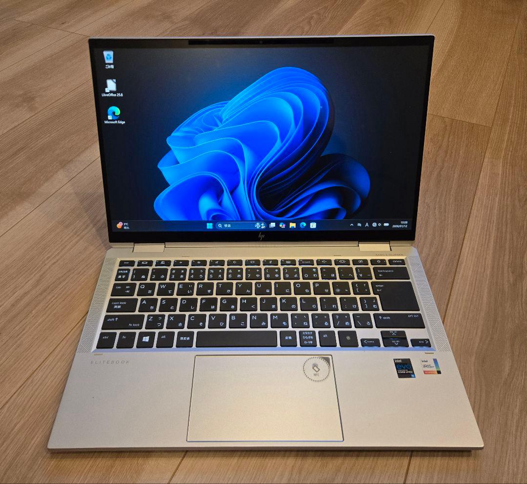 【ほぼ未使用＆LTEタッチ液晶】HP EliteBook x360 SIMフリー