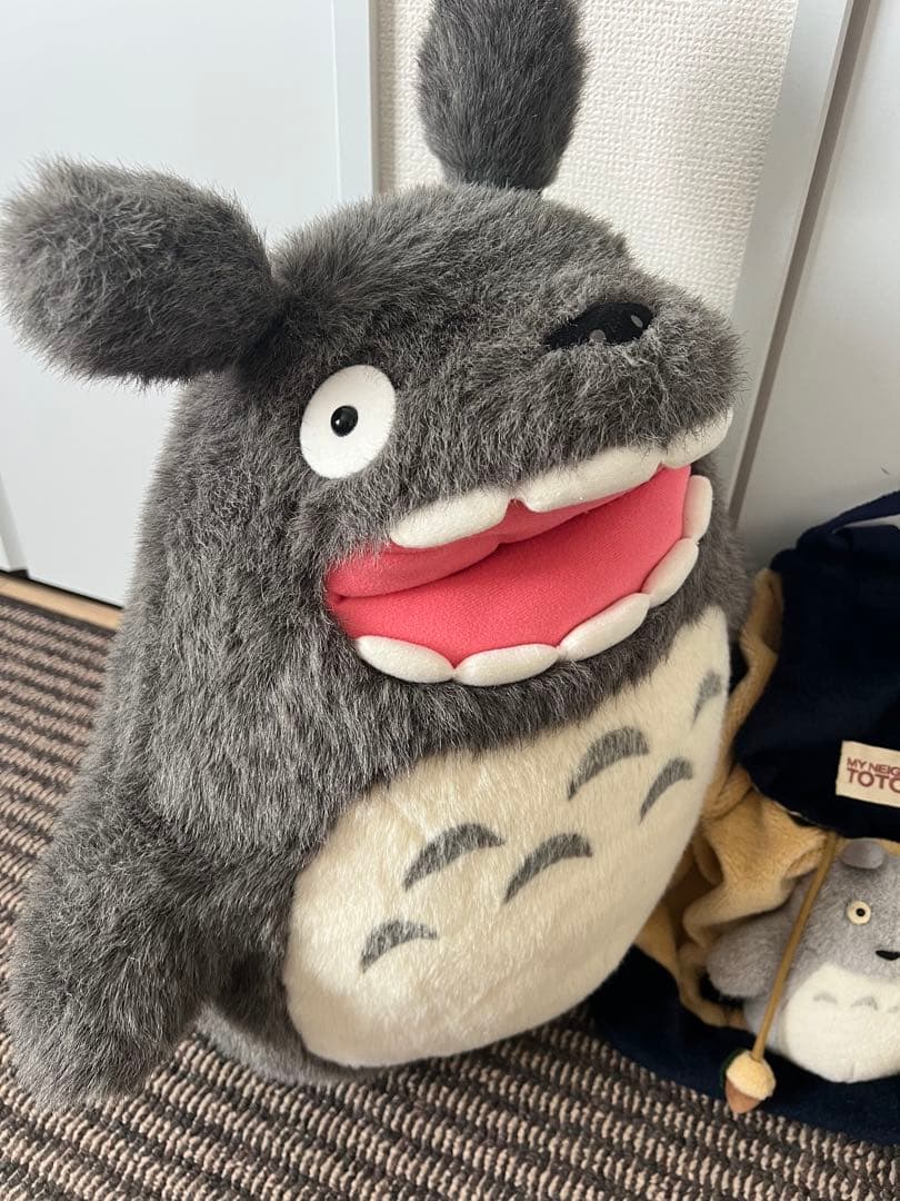 トトロ ネコバス　リュック　トトロ大サイズぬいぐるみ3点セット