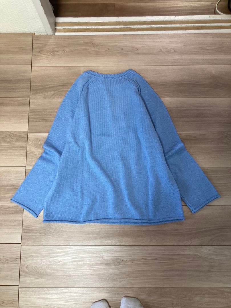 美品　セオリーリュクス　23SS ウォッシャブル プルオーバー　ニット　38