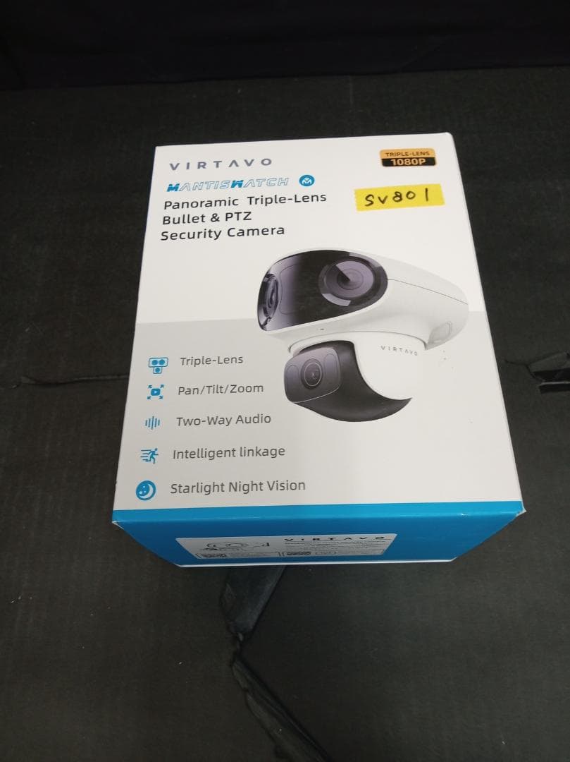 防犯カメラ 屋外 三眼カメラ カラフルナイトビジョン 監視カメラ 見守りカメラ