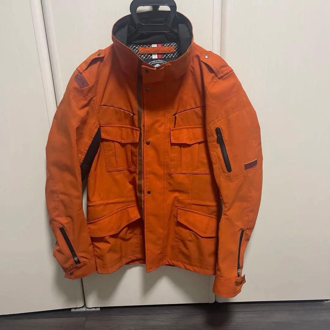 KUSHITANI ライダースジャケット M オレンジ