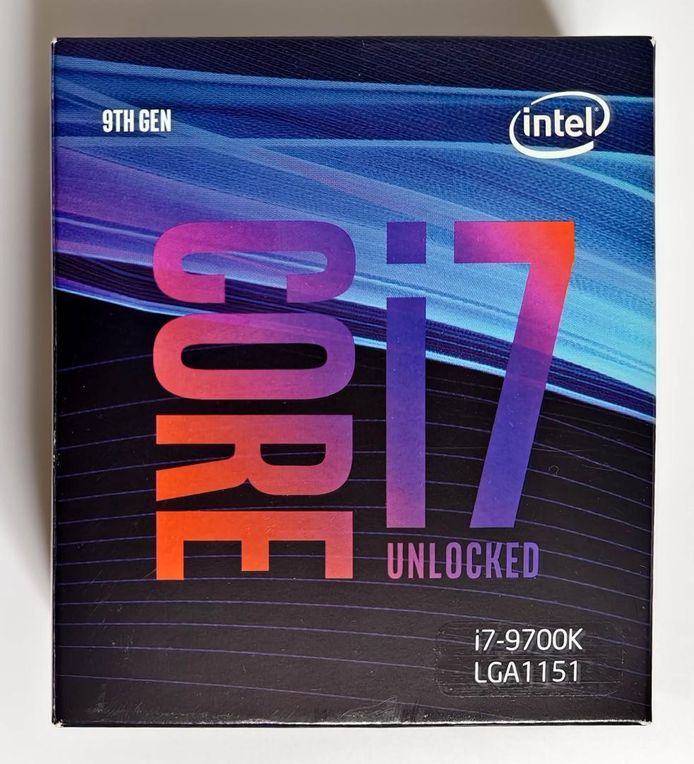 Intel core i7-9700K (LGA1151) 中古品