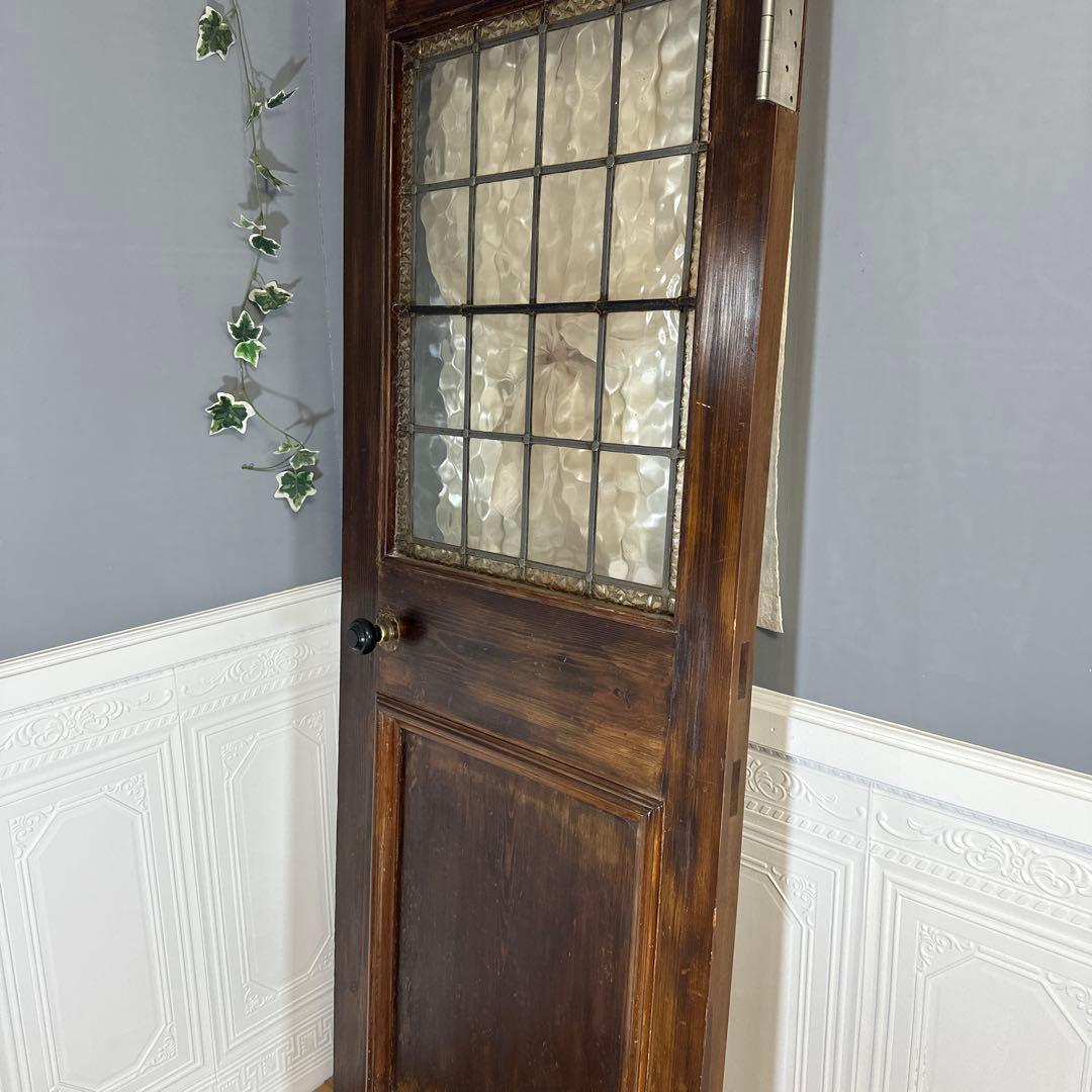 ステンドグラスアンティークドア