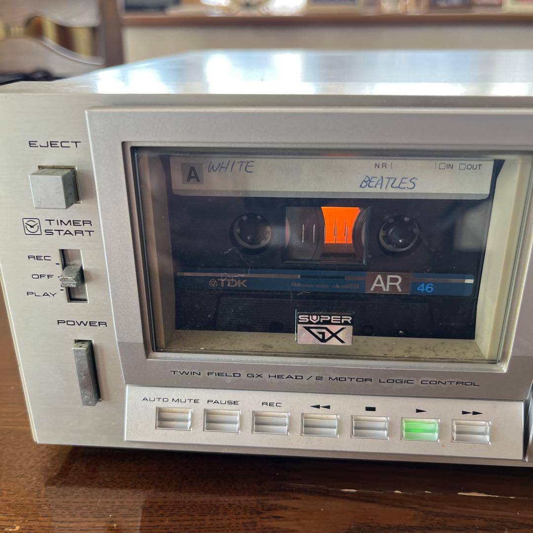 【ジャンク】再生動作確認済 AKAI カセットデッキ GX-F15