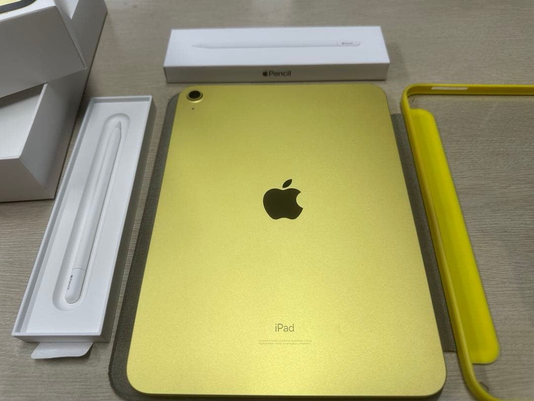 ipad 本体 10世代　64GBイエロー　＋Apple pencil