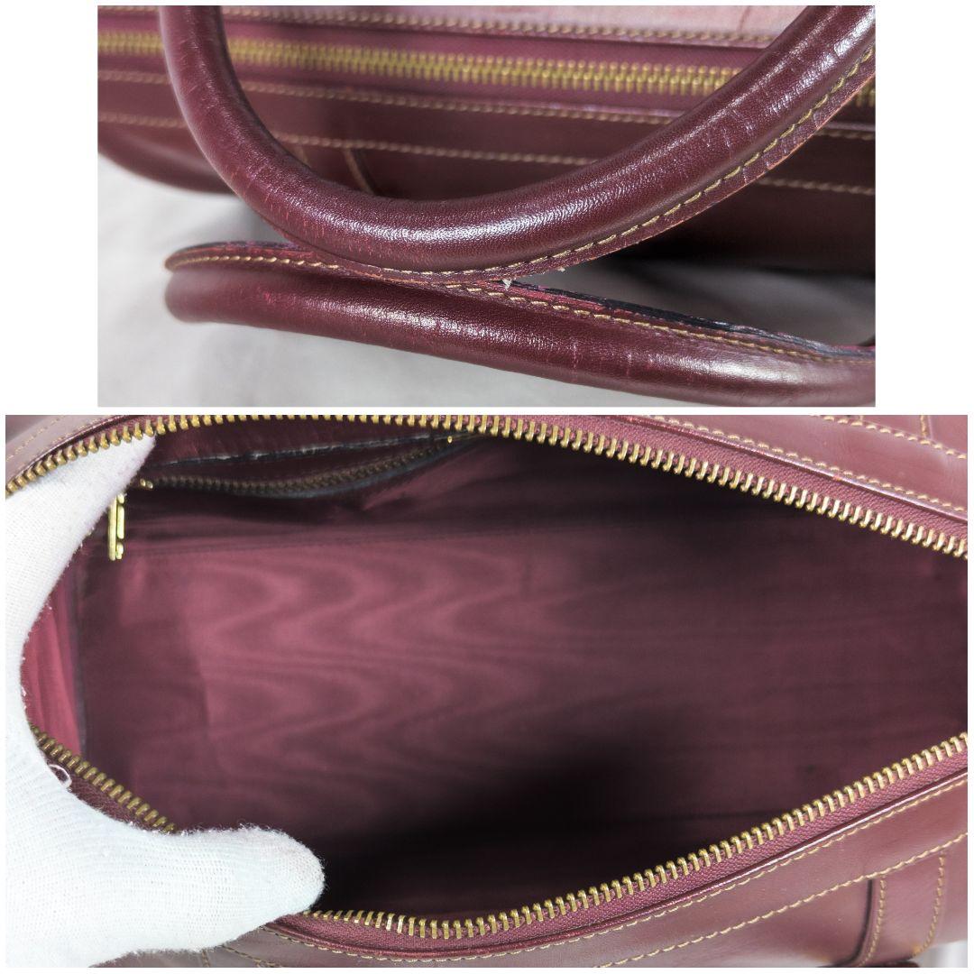 【極美品】 カルティエ マストライン ボストンバッグ カード パドロック付き