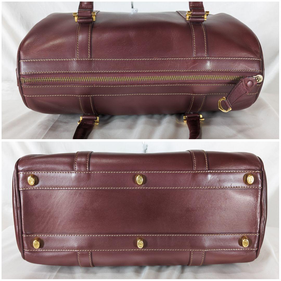 【極美品】 カルティエ マストライン ボストンバッグ カード パドロック付き