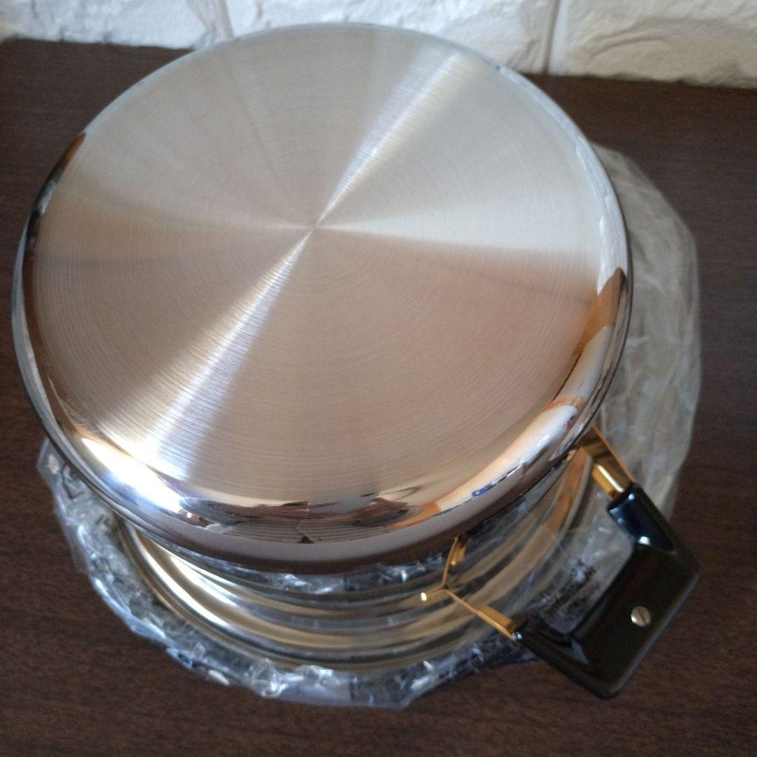 ♦未使用　タッパーウェア　寸胴鍋　(２１cm ５.４L)　レインボークッカー