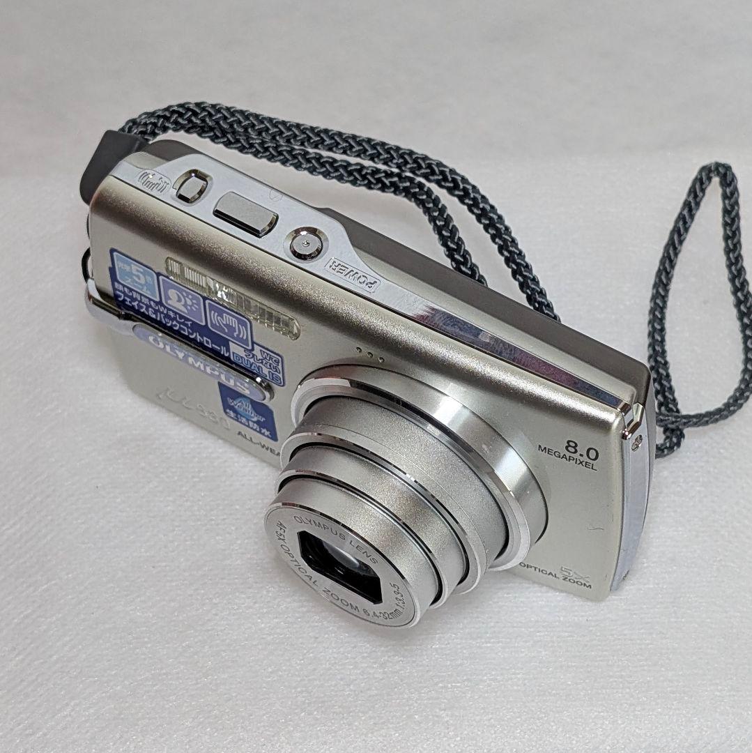 OLYMPUS μ830 シルバー オールド コンデジ 動作確認済