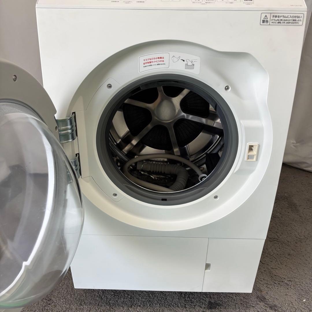 ★810　ドラム式洗濯機　パナソニック　乾燥付き　11キロ　左開き　23年製