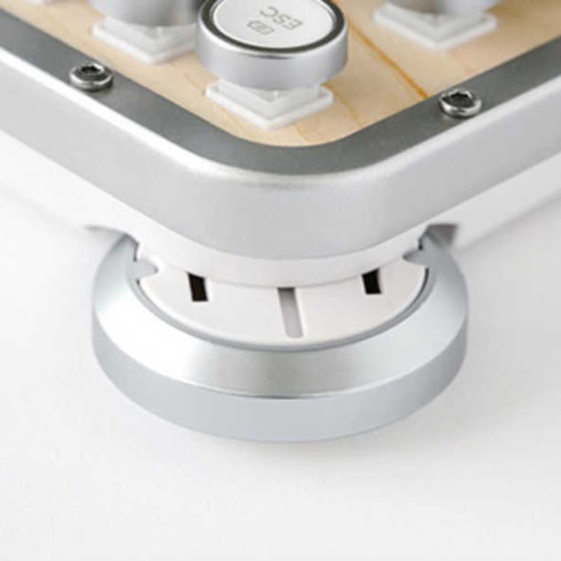 AZIO レトロクラシック コンパクト ワイヤレスキーボード メープル