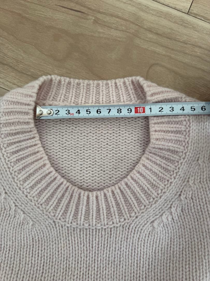 GALERIE VIE ピンク ファインウール ニット