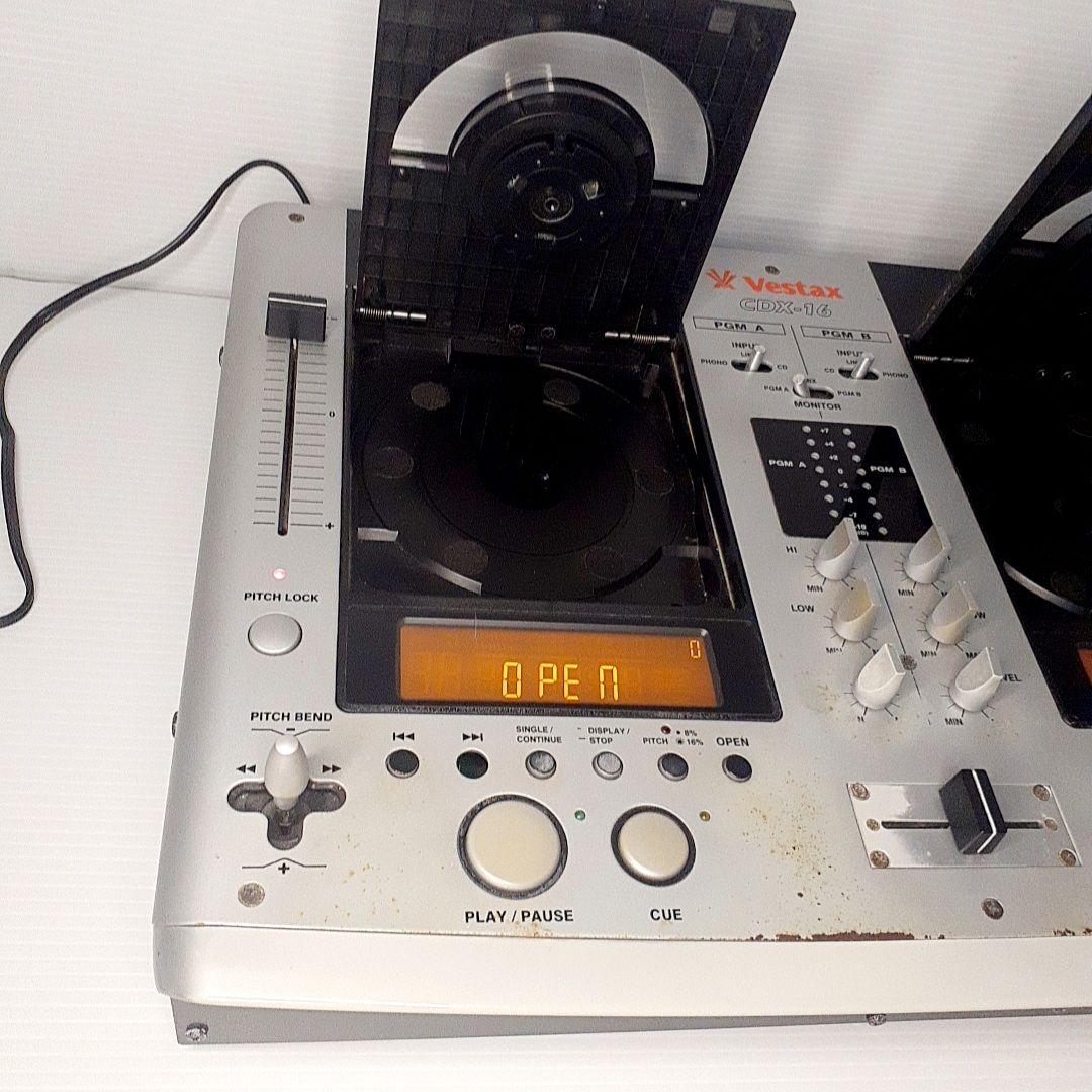 VESTAX デュアルCDプレーヤー CDX-16 CDJ