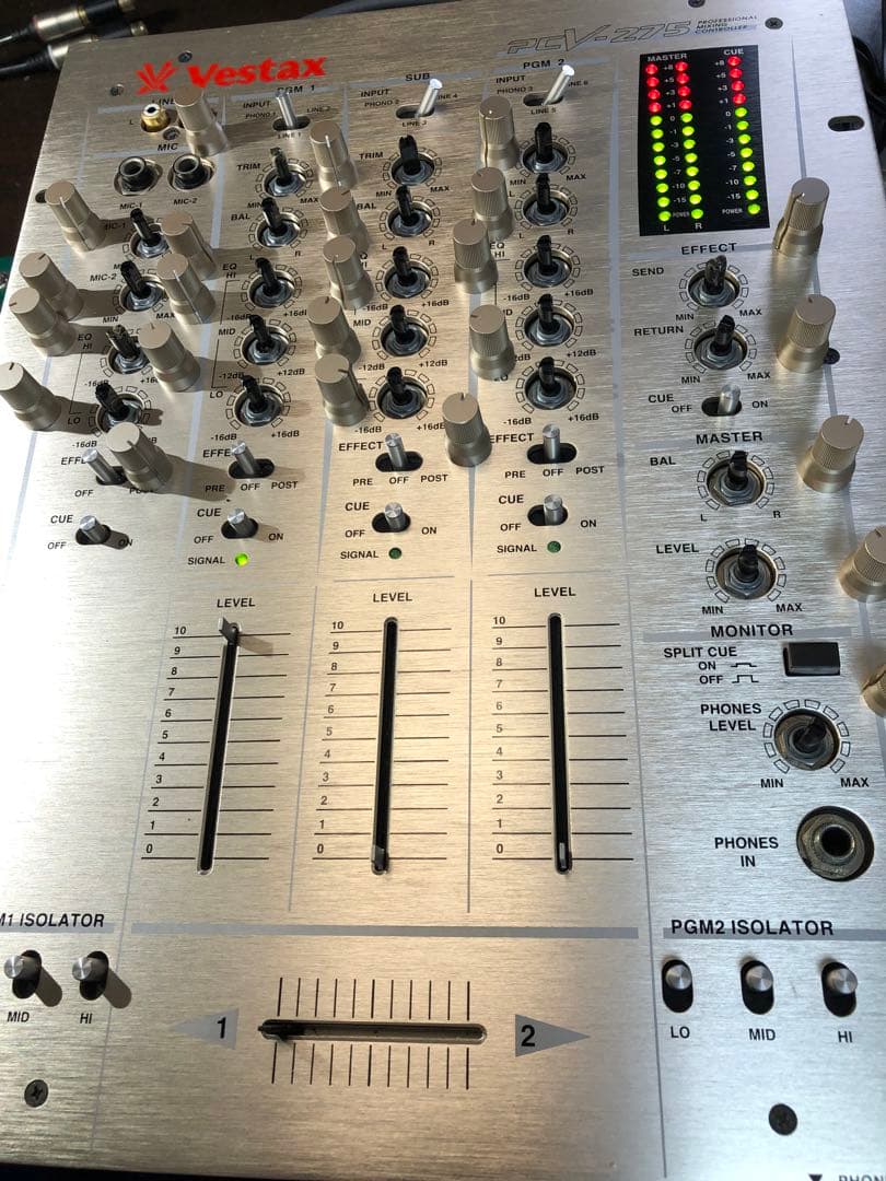 VESTAX ベスタクス　PCV-275 縦横フェーダーメンテナンス