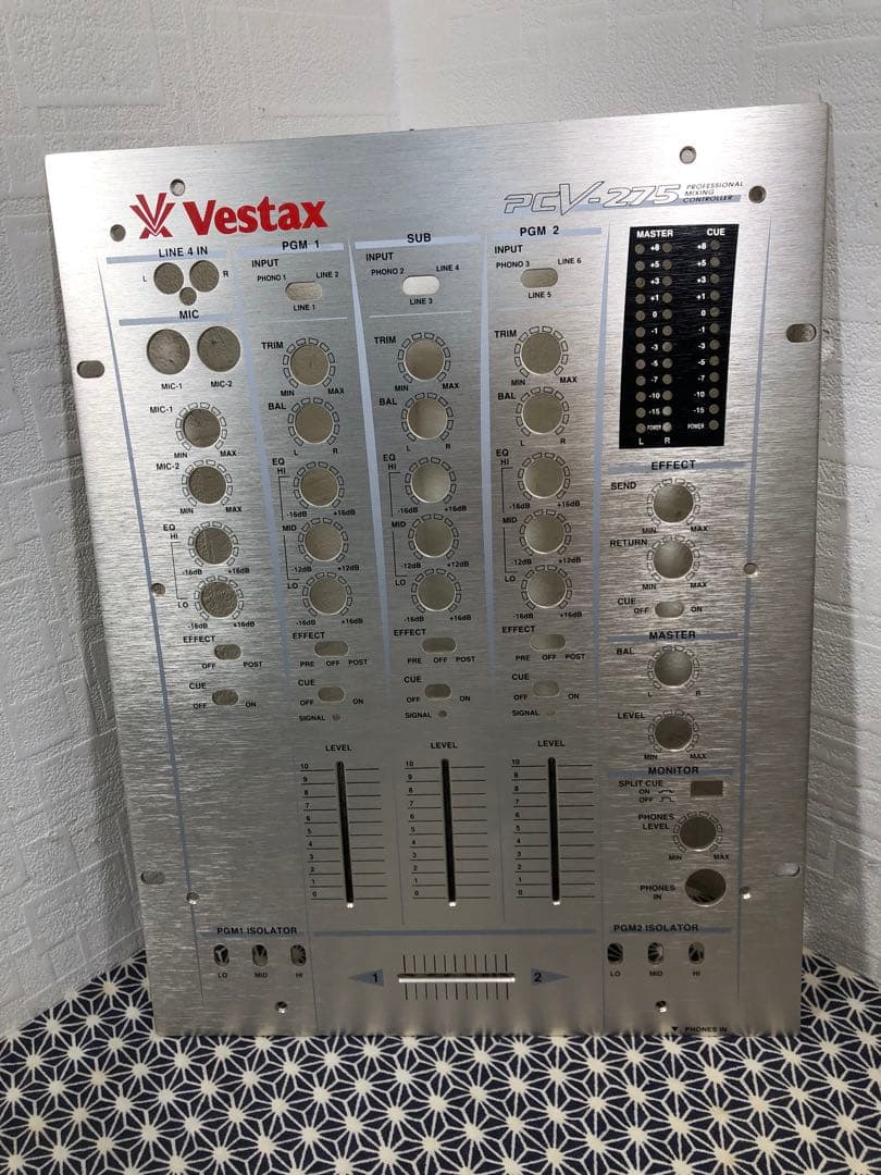 VESTAX ベスタクス　PCV-275 縦横フェーダーメンテナンス