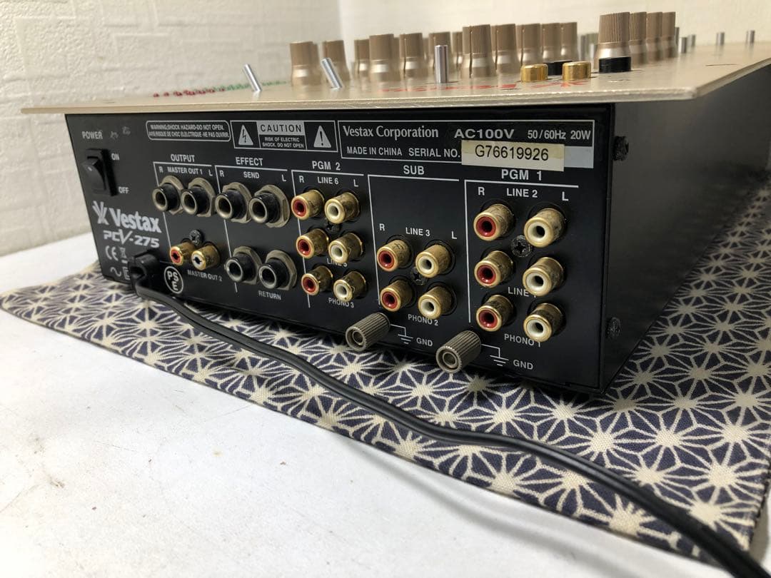 VESTAX ベスタクス　PCV-275 縦横フェーダーメンテナンス