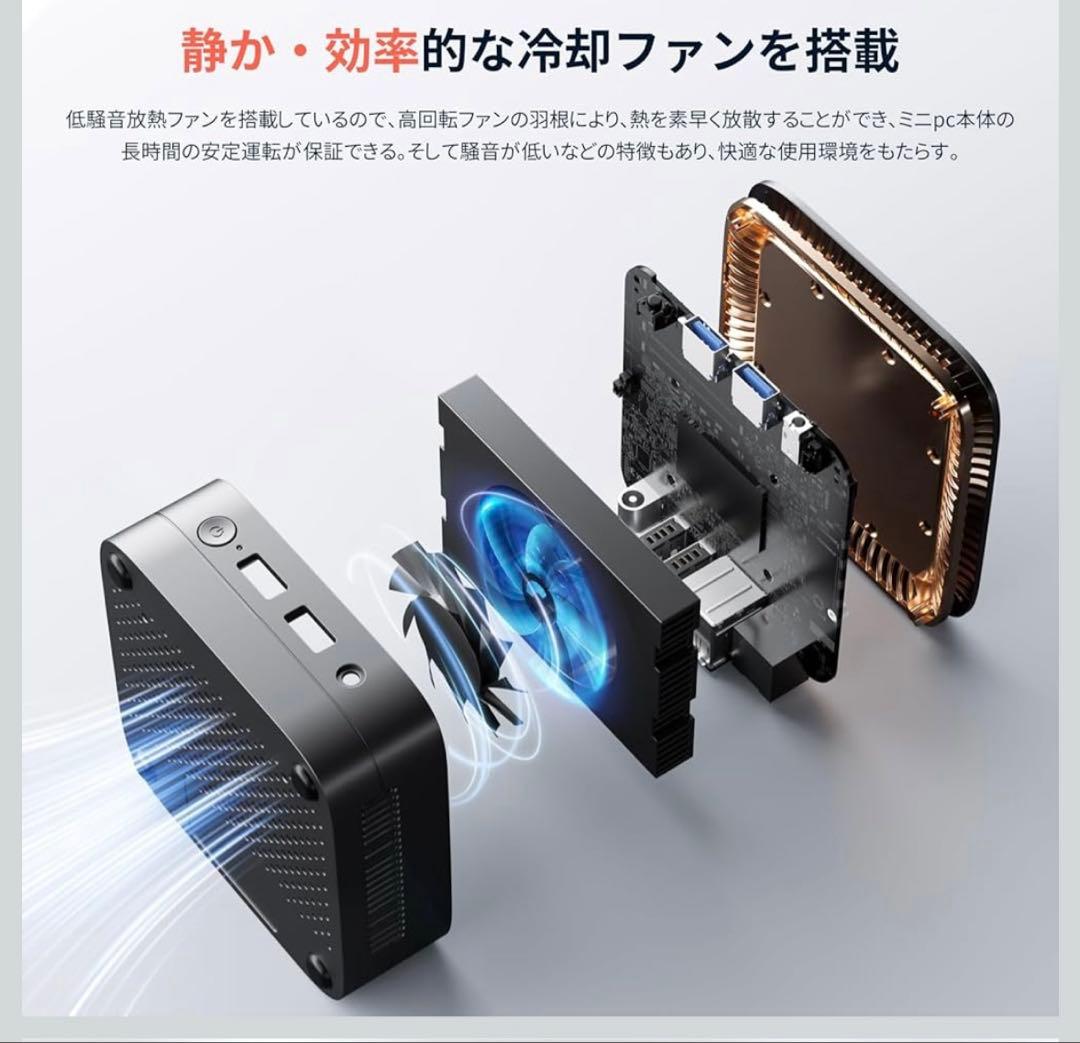 【新品未開封】NiPoGi ミニpc mini pc インテル N150