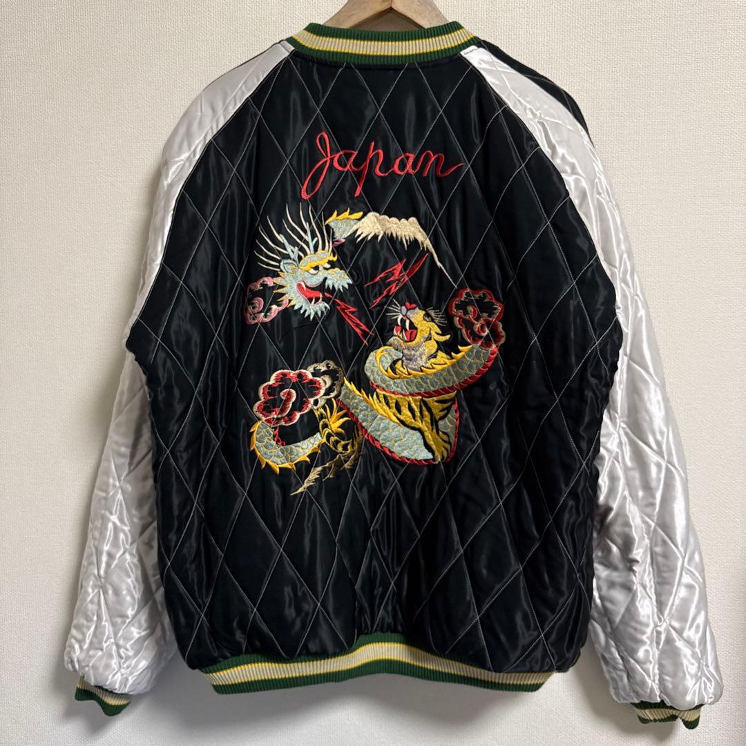 東洋 別珍 スカジャン スカル TOYO リバーシブル