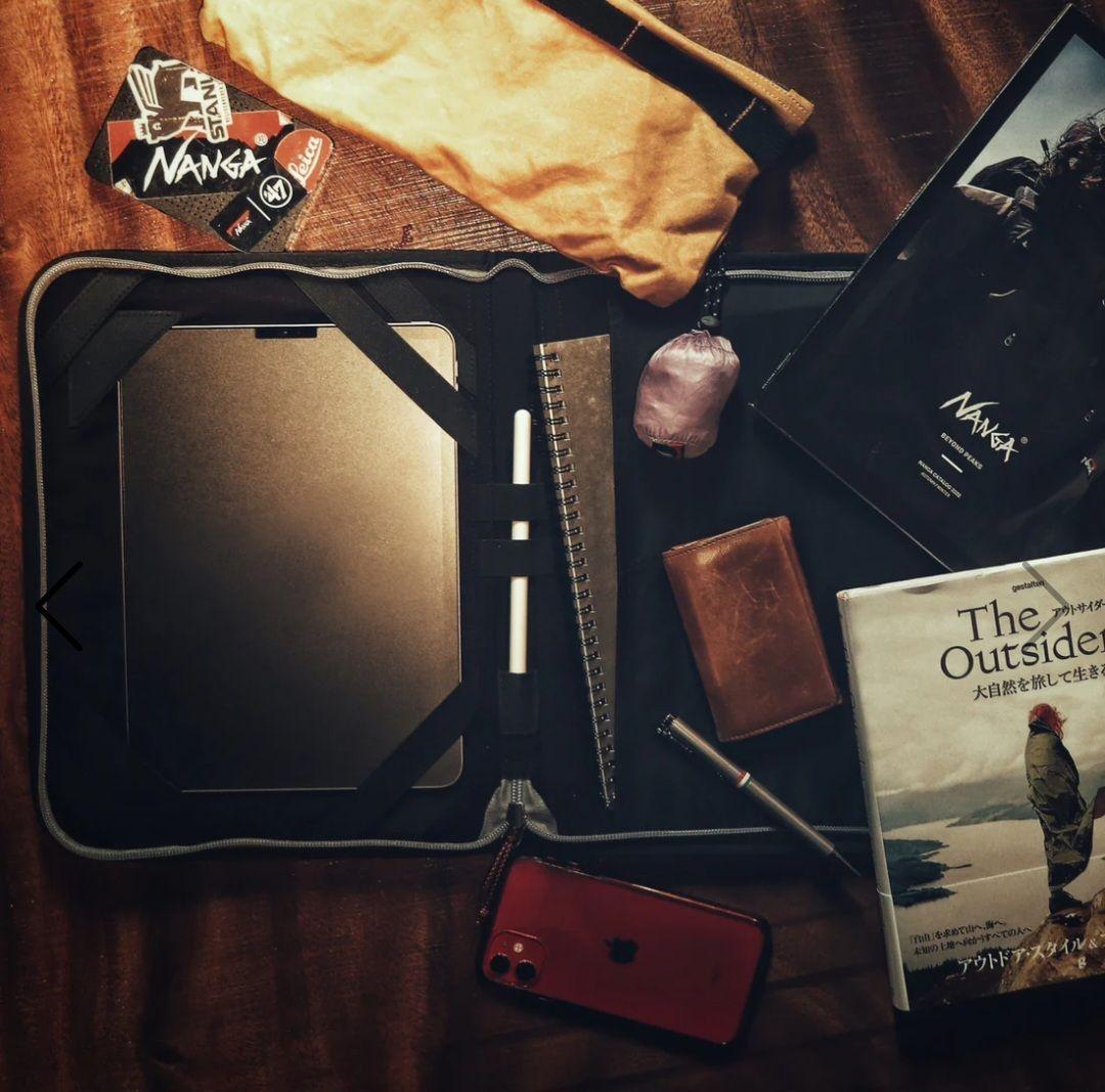 【新品未使用】NANGA TABLETCASE 定価13,200円 ブラック