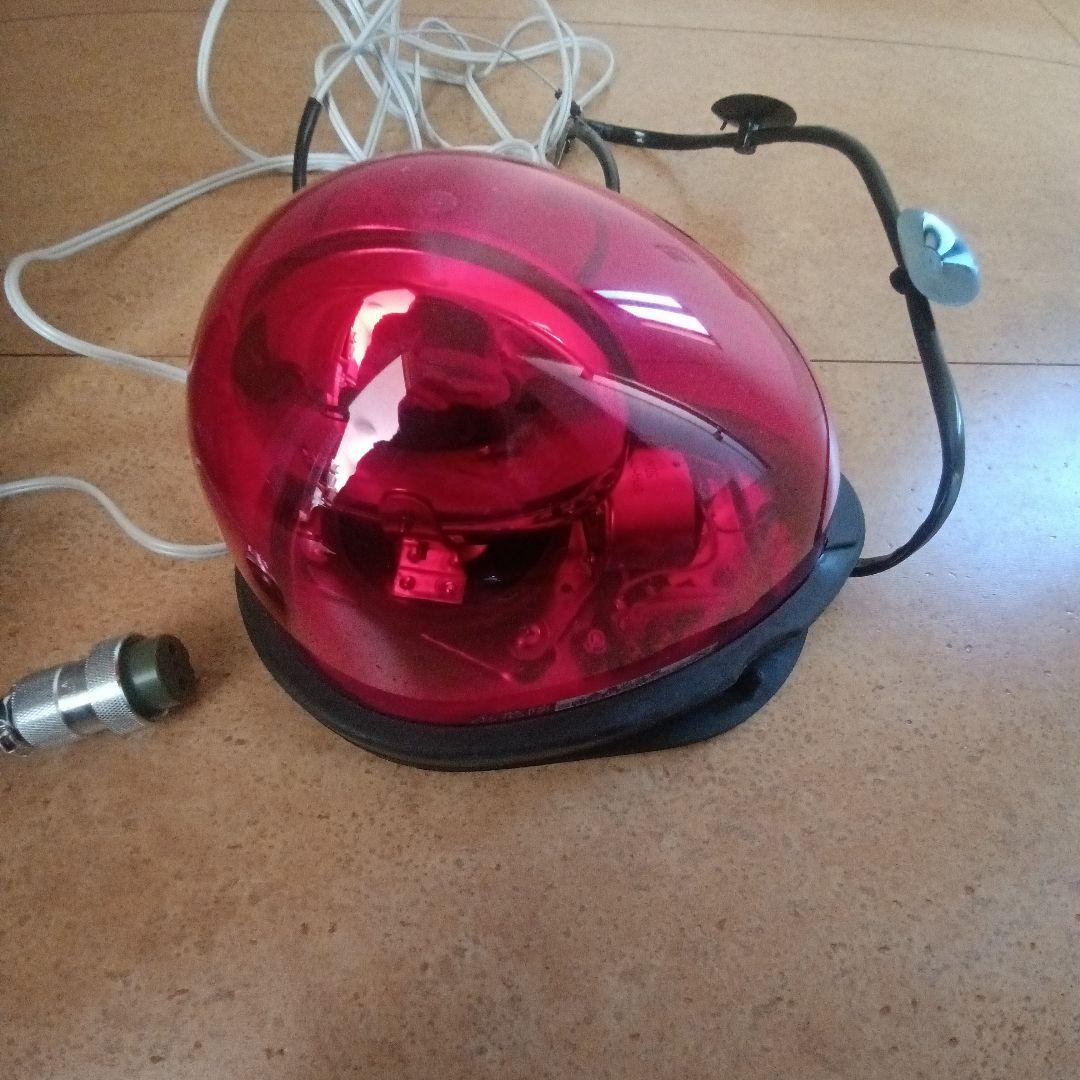 パトライト 流線形回転灯 HKFM-101G 赤色 12V(メタコン)