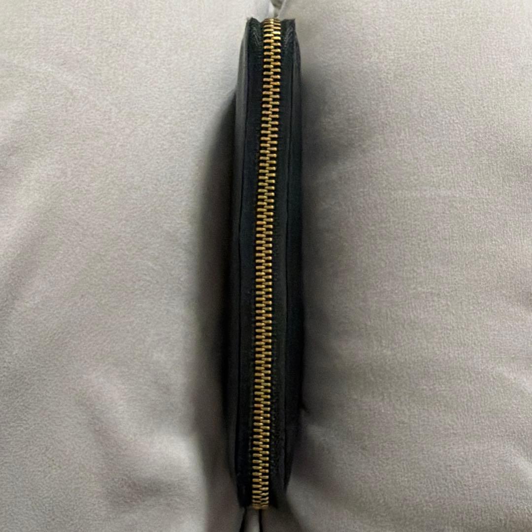 【箱・証明書あり】LOEWE ロエベ ブラック 黒 長財布 ラウンドジップ