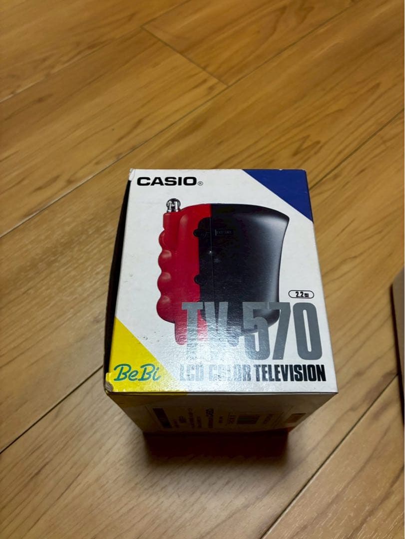 CASIO DeBi TV-170 2.2型 LCDカラーテレビ 箱付き レトロ
